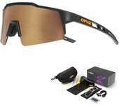Gafas de Ciclismo Polarizadas con 1 Lente O 4 Lentes Intercambiables TR90 Gafas de Sol Deportivas Hombres Mujeres K9023