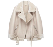 Women's winter coats, thick faux fur, sheepskin, fur jackets, bomber coats