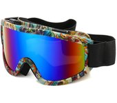 Anti-Fog Ski Goggles Snow Goggles Winter Snowboard Skiing Glasses Outdoor Sport Windproof Ski Mask Off Road Goggles Helmet