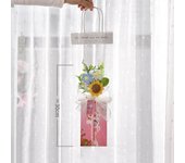 New Sunflower Crochet Flower Bouquet Artificial Tulip Knitted Flower Pen Handmade Woven Artificial Flowers Pen Graduation Gifts