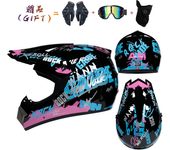 Seguridad de motocross casco motocross bicicleta cuesta abajo capacete ATV Cruz casco niño casco de la motocicleta