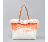 Embroidered Tote Bag Tassel canvas bag Magnetic Buckle Commuter Bag Underarm Bag New beach shoulder bag for summer