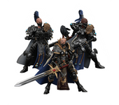 JOYTOY 1/18 Action Figure The Horus Heresy Sisters of Silence Sisters of Silence Argent Lynx Vigilator Cadre（3pcs/set) Toy Anime Model