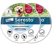 Seresto Large Dog Vet-Recommended Flea Tick Treatment & Prevention Collar for Dogs Over 18 lbs. | 8 Months Protection