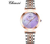 Nuevo reloj de cuarzo fritillario para mujer Haoshi Gold Solid Steel Belt Reloj para mujer