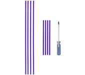 8Pcs Soft Plush Strips for Dyson V6 V7 V8 V10 V11 Vacuum Cleaner Soft Roller Cleaner Head Replacement Vacuum Accessories