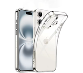 New Luxury Silicone Clear Phone Cases For Apple iPhone 16 Pro Max Plus Shockproof Transparent Soft Back Cover Phone Accessories