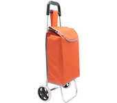 Shopping cart, shopping cart with wheels, shopping cart with detachable bag