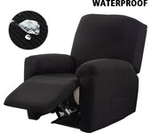 coolazy Funda de Sofá Reclinable Impermeable Sillón Jacquard Elástico Funda de Relax Funda de Silla Antideslizante