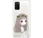 For Samsung A02S Case Transparent Silicone Soft TPU Back Cover For Samsung Galaxy A02S SM-A025F Global Phone Cases Cute Cartoon