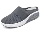 Zapatillas de cuña para mujer, zapatillas Premium, zapatos Retro informales antideslizantes Vintage con plataforma para mujer, sandalias ortopédicas para diabéticos de talla grande