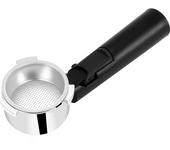 Portafiltro de café sin fondo de acero inoxidable, accesorio para cafetera profesional, 51mm