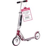 HUDORA BigWheel Scooter 205 I Scooter Robusto de Aluminio I Scooter Urbano Regulable en Altura y Plegable I Scooter para niños y Adultos de hasta 100 kg I Scooter a Pedales con Pata de Cabra