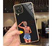 For Samsung Galaxy A22 5G Case SM-A226B  Plating Square Soft Silicon Cover For Samsung A22 4G A225F Phone Case For Women Fashion