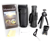 10-30X50 Powerful Monocular Long Range Pocket Spotting Zooming Telescope Eyeglass for Hunting Camping Tourism