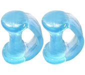 2Pcs=1Pair Silicone Toe Separator Finger Feet Care Protector Gel Toe Orthopedic Bunion Hallux Valgus Corrector Pedicure Spacer