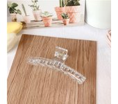 Fashion Vintage Long Women Acrylic Large Size Ponytail Holder Grab Clips Hair Grab Hair Claws