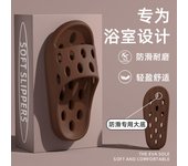 Bathroom Women Indoor Home All Seasons Shower Quick-Dry  Non-Slip Drainage Cool Slippers for Men