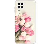 For Samsung Galaxy M32 Case Cover Soft Silicone TPU Back Cover For Samsung M32 M 32 SM-M325F Flower Clear Funda Phone Case