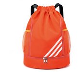 Bolsa Gimnasio Moda Mochilas Deportivas Bolsa Gimnasio Mochila Impermeable Gran Capacidad con Compartimento Inferior y Cordón
