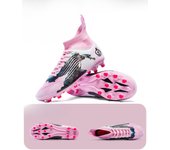 Zapatos de Fútbol de Alta parte Superior de la Juventud AG Spikes Estudiante Zapatillas de Deporte al Aire Libre