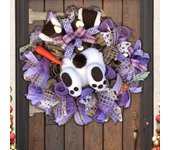 Easter Bunny Wreaths Decoration Pendant Decor Happy Easter Door Wreaths Floral Rabbit Doorplate Hanging Ornament