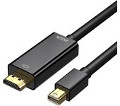 Mini DisplayPort to HDMI Cable 4K Mini DP to HDMI 6 Feet Cable for MacBook Air/Pro, Surface Pro/Dock, Monitor, Projector