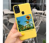 Flowers Painted Soft tpu Back Cover For Samsug A21S Case Camera Protector Bumper For Samsung Galaxy A21S A 21S A217F Back Cover