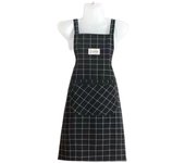 Cooking Accessories Checkered Cotton Apron with Pockets Waterproof Kitchen Apron Oil-proof Cooking Apron Kitchen