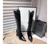 Botas De Mujer Botas Ajustadas De Tacón Puntiagudo Botas De Mujer