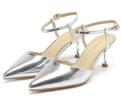 2024 new style women's shoes/sandals/high heels/stilettos/pointed toes/spring/summer/autumn/winter/banquet/wedding/work/leather/Black