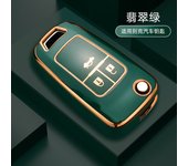 Plating TPU Car Key Case Shell Cover Fob For Chevrolet Cruze Aveo Trax Sail Malibu Captiva Opel Vauxhall Astra J Corsa Insignia