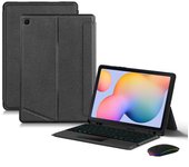 Smart Bluetooth-compatible Keyboard For Samsung Galaxy Tab S6 Lite 10.4 inch Tablet Case Backlit Trackpad Split Cover Teclado
