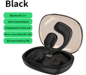 Bluetooth 5.4 OWS Wireless Headphones HIFI Stereo Earhook Noise Canceling Headset With MIC IPX6 Waterproof For All Smartphones