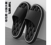 Men's women's large sliding sandals, hollow bottom flip flops, soft leaking swimming sho, beach and
