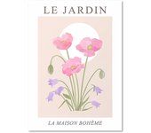 Flower Market Poster Rose Tulip Color Butterfly Abstract Canvas Painting Nordic Room Wall Aesthetics Art Picture For Home Decor