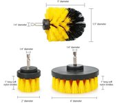 Set de cepillos taladradores, cepillo eléctrico para limpieza de baños, cepillo para limpieza de bañeras, set de cepillos taladradores exfoliantes para limpieza