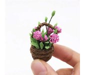 1/12 Dollhouse Minature Plant wer Pot Furniture Models Home rs