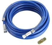 1/4Inch Airless Paint Hose High Pressure Universal Paint Sprayer Flexible Fiber Tube 3300 PSI (25FT, Blue)