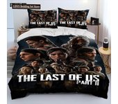 The Last Of Us Horror TV Game Pedro Comforter Bedding Set,Duvet Cover Bed Set Quilt Cover Pillowcase,king Queen Size Bedding Set