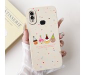 Case For Samsung Galaxy A10 A105F A10s A107F Soft Liquid Silicone Back Cover For Samsung M01s SM-M017F Funda Rabbit Cat Panda