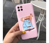 For Samsung A22 Case Flower Gril Silicone Soft Phone Cases For Samsung Galaxy A22 5G A 22 A226B SM-A226B Back Cover Bumper