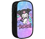 Sanrio Kuromi Pencil Case, Multipurpose Pencase ,Large Capacity Durable Pencil Pouch Storage Pen Bag Organizer Stationery