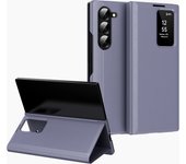 Book Stand For Samsung Z Fold 6 5 4 3 Fold5 Case Wallet Leather Windows Card Slot Cover