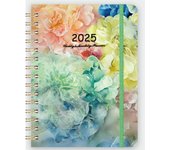 Agenda Escolar 2024 2025 - Día Por Página, Tamaño A6 (12x17 Cm), Cierre De Anillas, Español E Inglés, Septiembre A Junio,