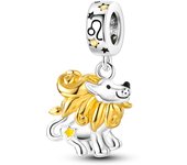 VYZW-Colgante de plata 925 para mujer, 12 signos del zodiaco, dijes de constelación, compatible con Pulsera Original, collar, joyería, regalos de cumpleaños