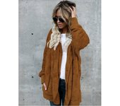 New Autumn and Winter Fur Warm Cotton Coat Mid-length Double-sided Coat