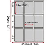 A4 Binder Photocards Holder Kpop Photo Card Page 2/3/4/9/10 Pocket Sleeves PVC Free Photo Album Refills 4x6 10x15 Pocket Sleeves
