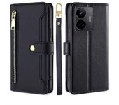 Magnético Funda de Cuero PU Billetera Solapa Tapa Realme GT Neo 5, GT Neo 5 240W Multifuncional Cuerda Colgante Funda protectora