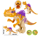 Bloques de construcción de Jurassic World 2 para niños, bloques de construcción de dinosaurios, tiranosaurio Indominus i-rex, ju